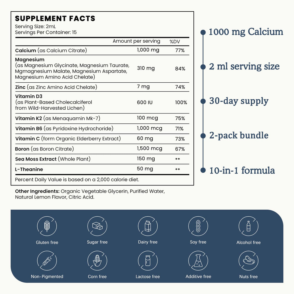 PAYAOCZ label close-up listing minerals and vitamins for transparency