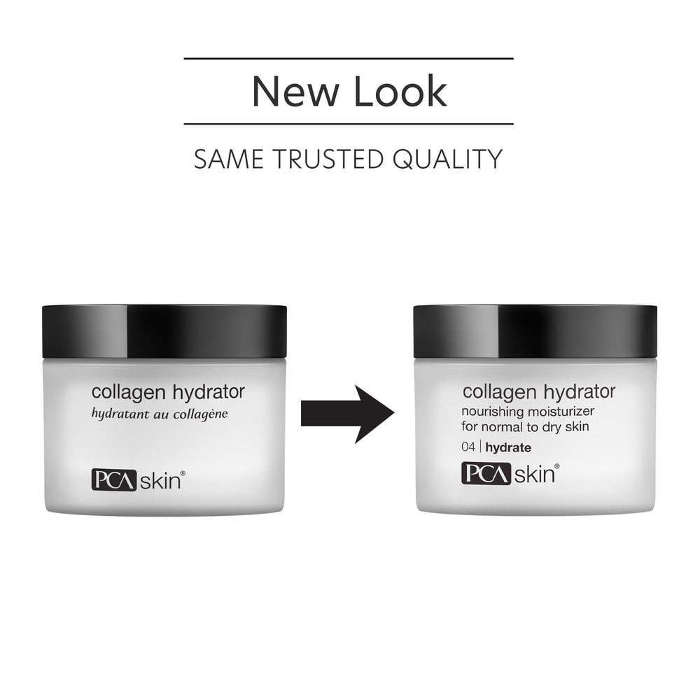 PCA SKIN jar open revealing creamy texture, shows rich hydration feel