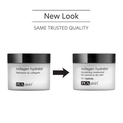 PCA SKIN jar open revealing creamy texture, shows rich hydration feel