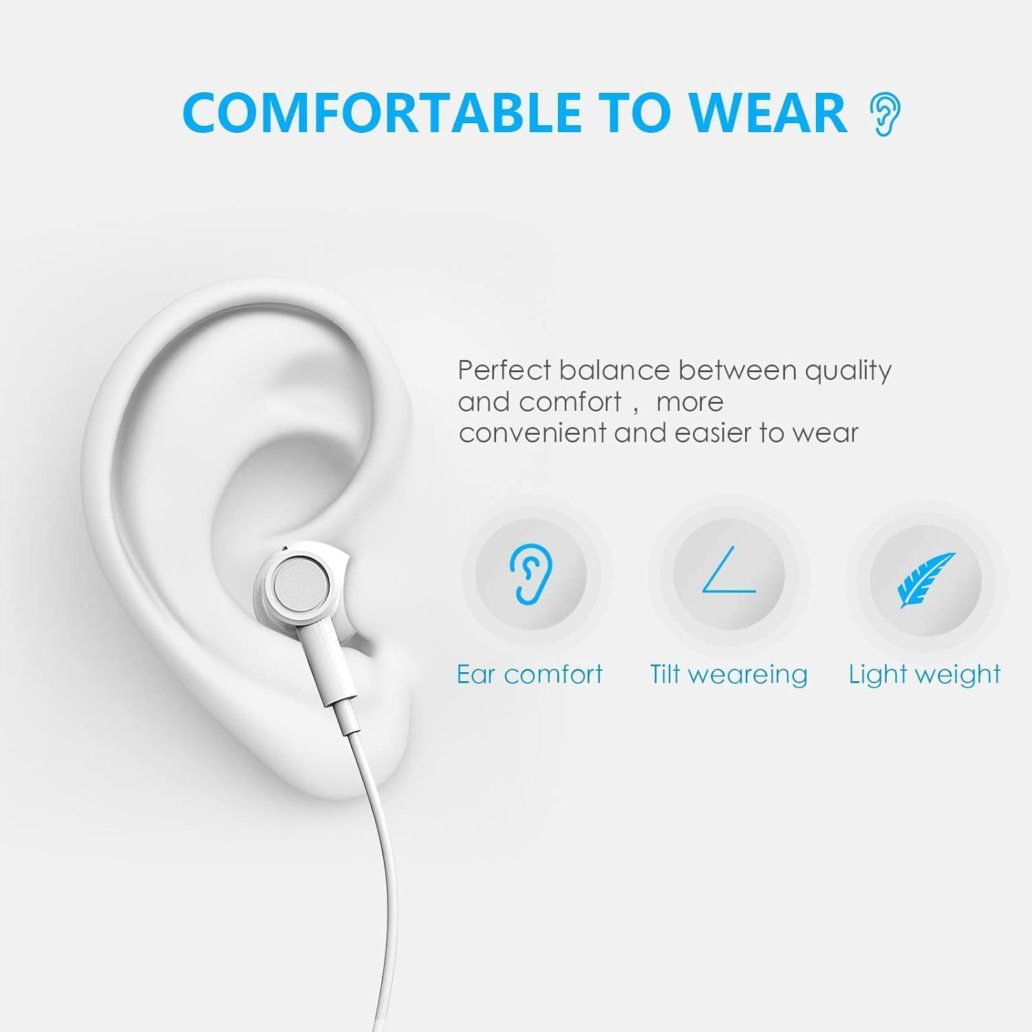 Pcwfbzf inline remote and microphone close-up for hands-free calls and quick volume control