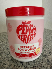 Peach Perfect powder close-up highlighting micronized texture for smooth mixing