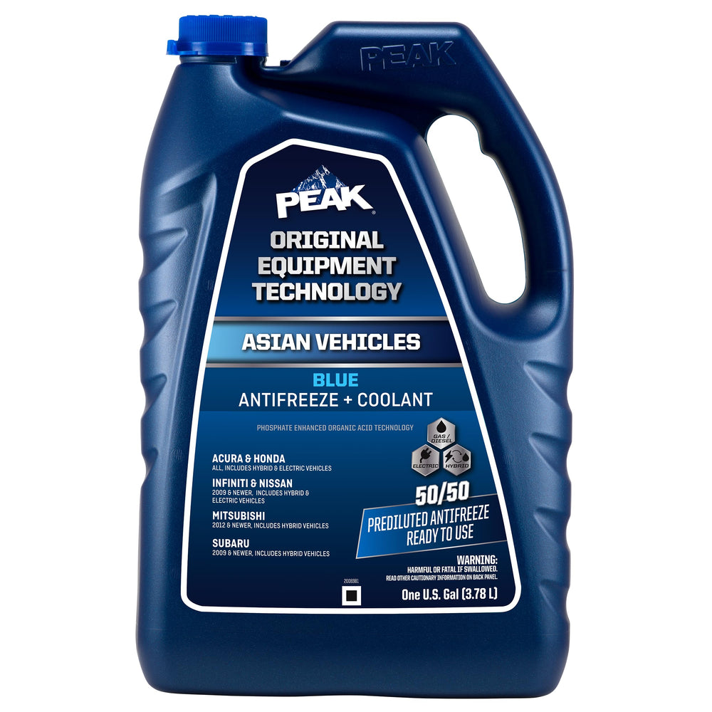 PEAK front label showing product name and benefits for easy identification