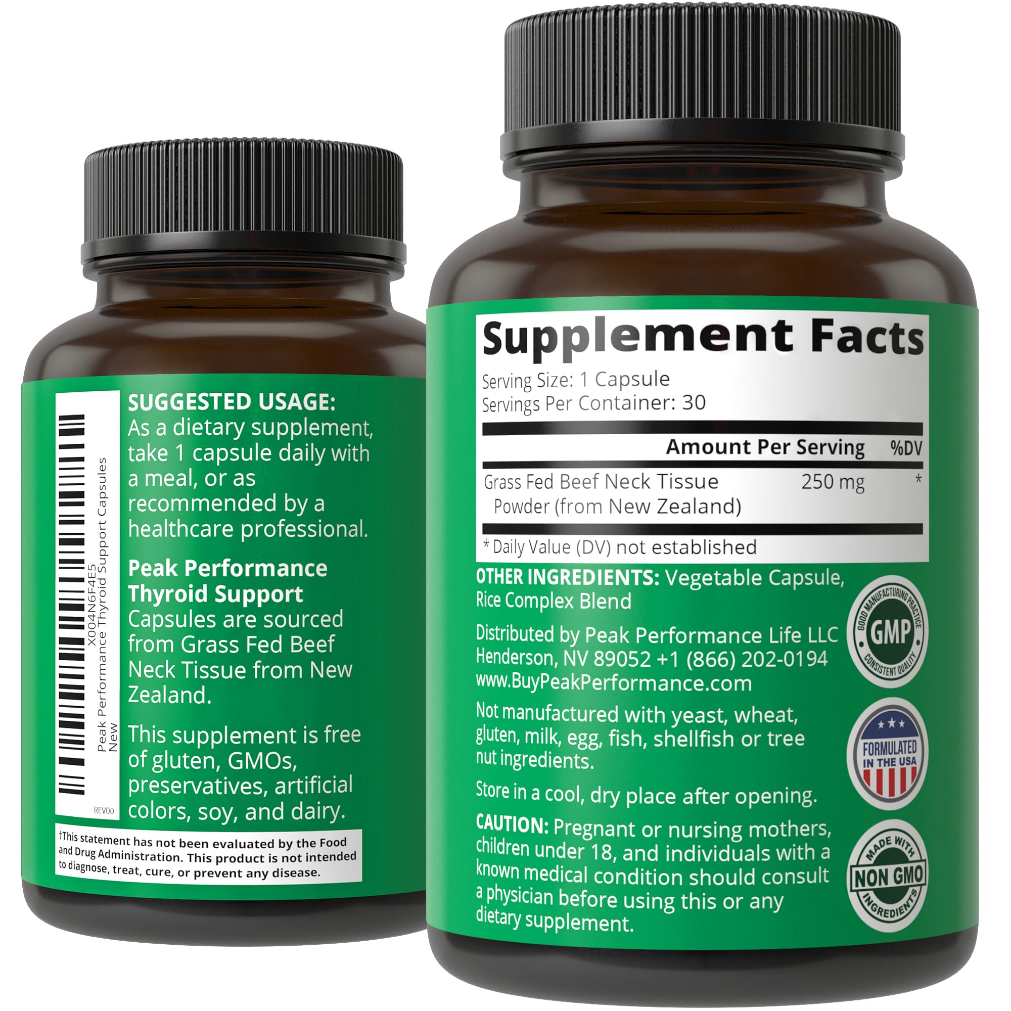 Peak Performance bottle on breakfast table lifestyle image suggesting daily routine support