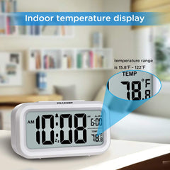 Peakeep close-up of LCD digits and controls for instant time visibility