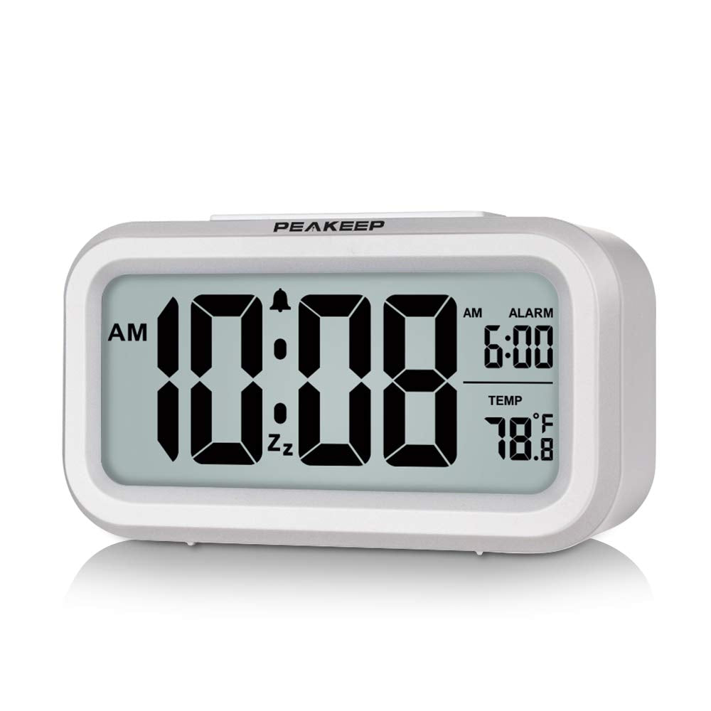 Peakeep front display showing clear HD LCD and time for easy reading