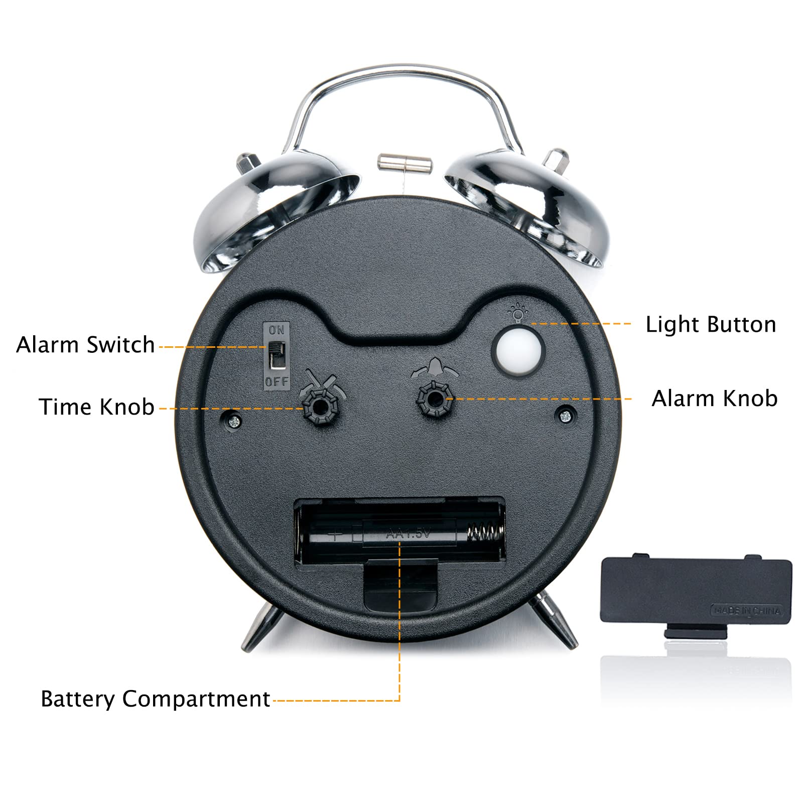 Peakeep on a nightstand demonstrating bedside use and quick night-light access