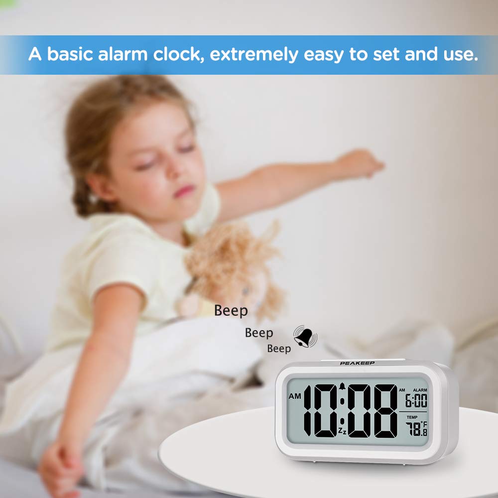Peakeep side profile revealing compact battery-operated design for flexible placement