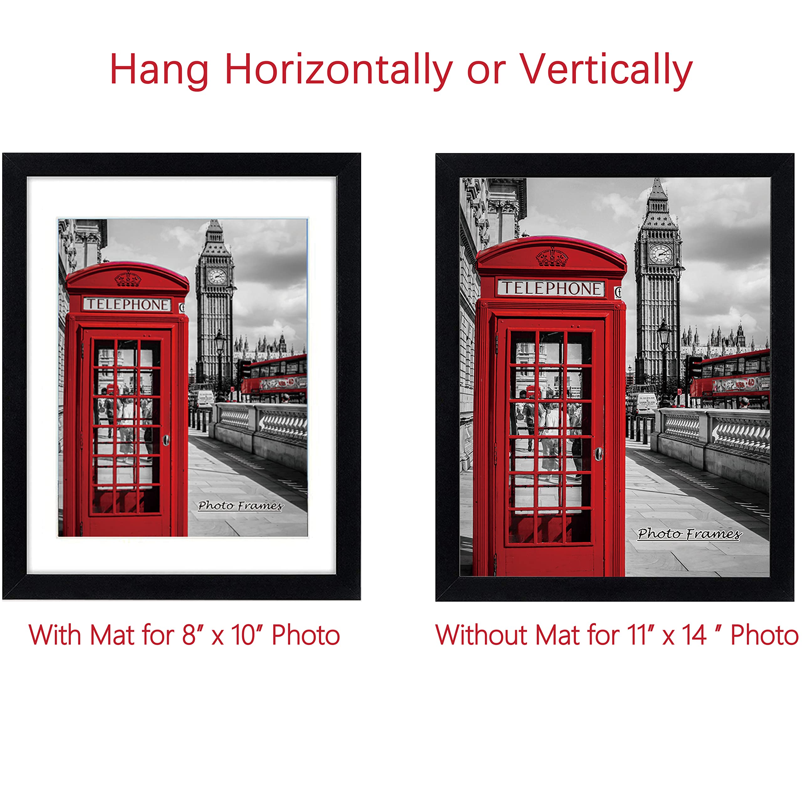 PEALSN frame holding an 11x14 print to demonstrate full-size artwork fit and clarity