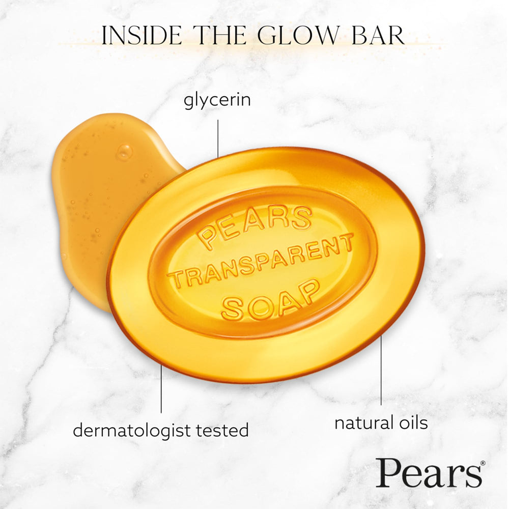 Soft lather of Pears soap demonstrating gentle cleansing and moisture retention