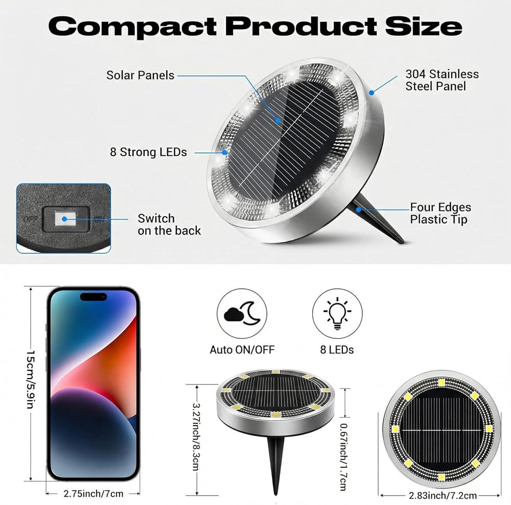 Peasur size comparison with hand showing compact disk scale and simple handling