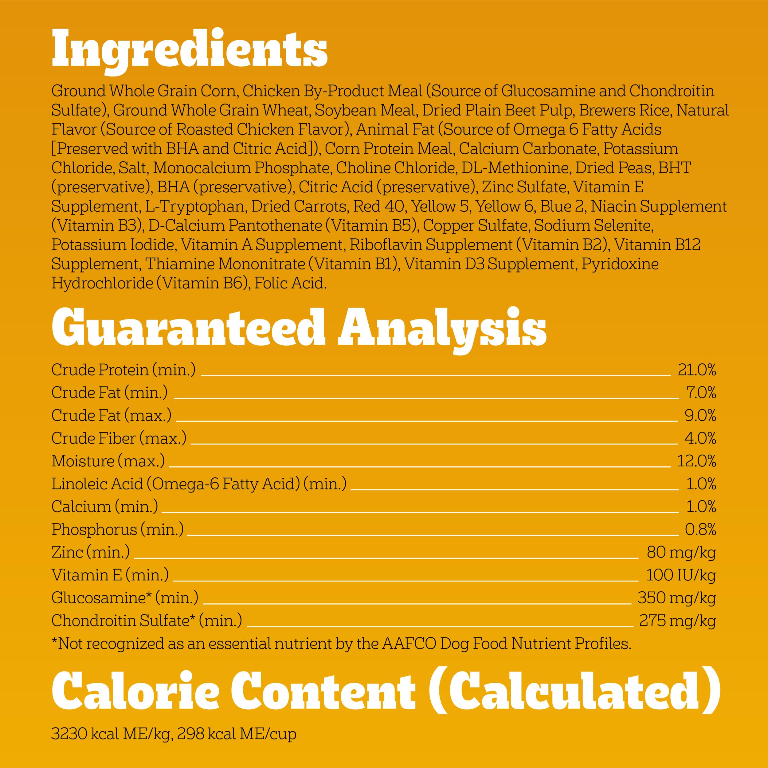Pedigree coated kibble omega6 detail showing skin and coat nourishment