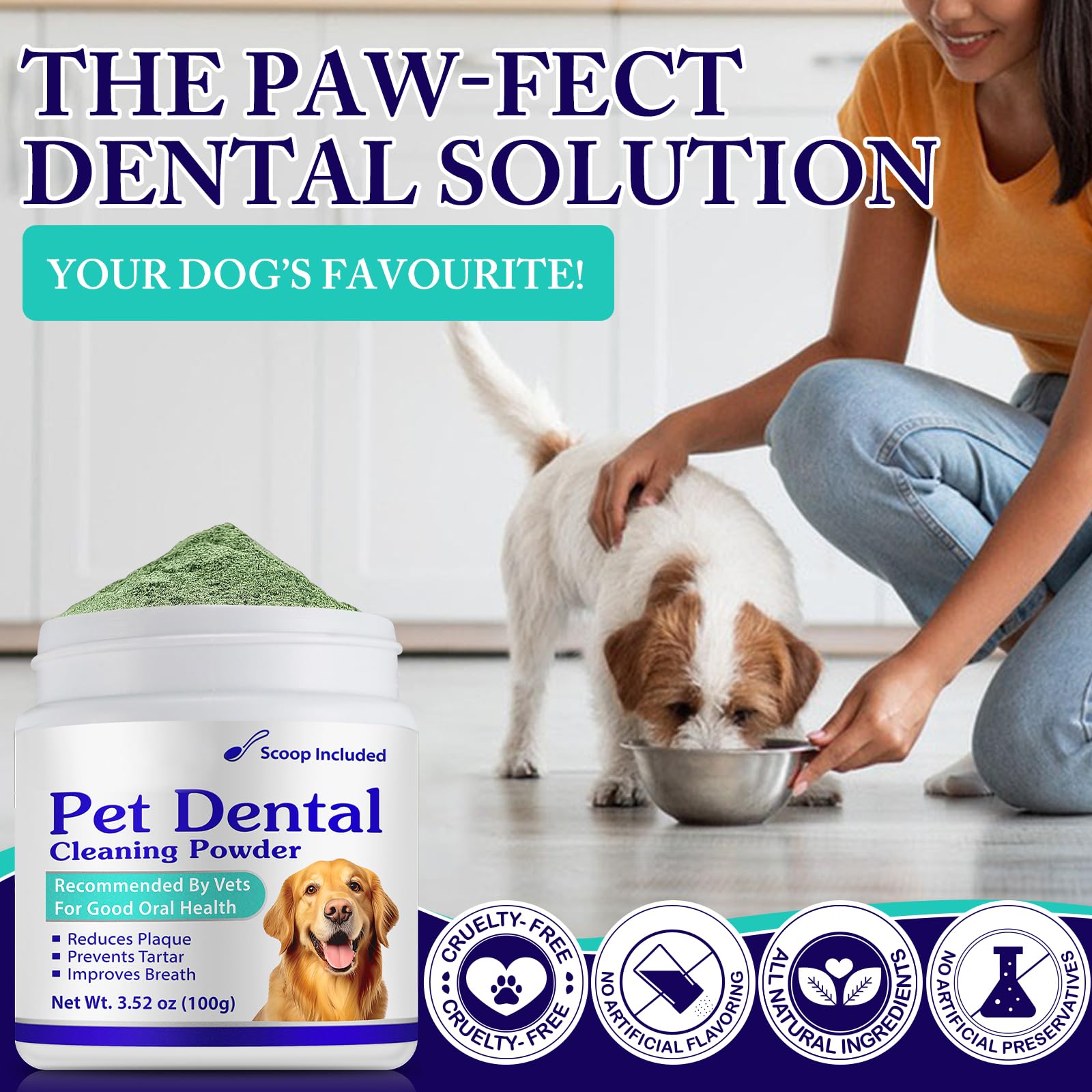 Peesnb close-up label showing ingredient list for informed pet owners