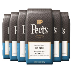 Peet's front package showing Big Bang branding and medium roast benefit