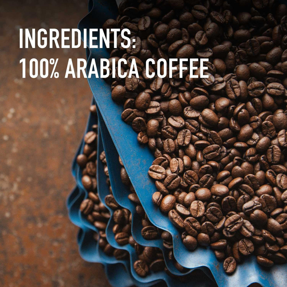 Peet's side label with nutrition and freshness info for easy selection benefit