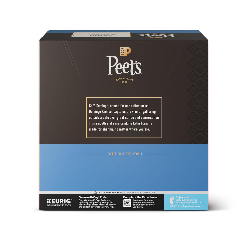 Peet's texture of medium-roast grounds showing even roast and grind uniformity
