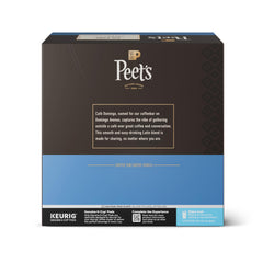 Peet's texture of medium-roast grounds showing even roast and grind uniformity
