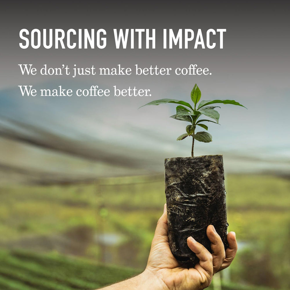 Peet's open box display of 32 pods showing organization and ready supply benefit