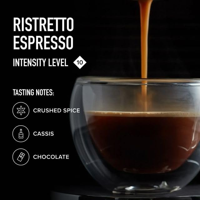 Peet's ristretto shot in cup with thick crema showing intensity and flavor benefit