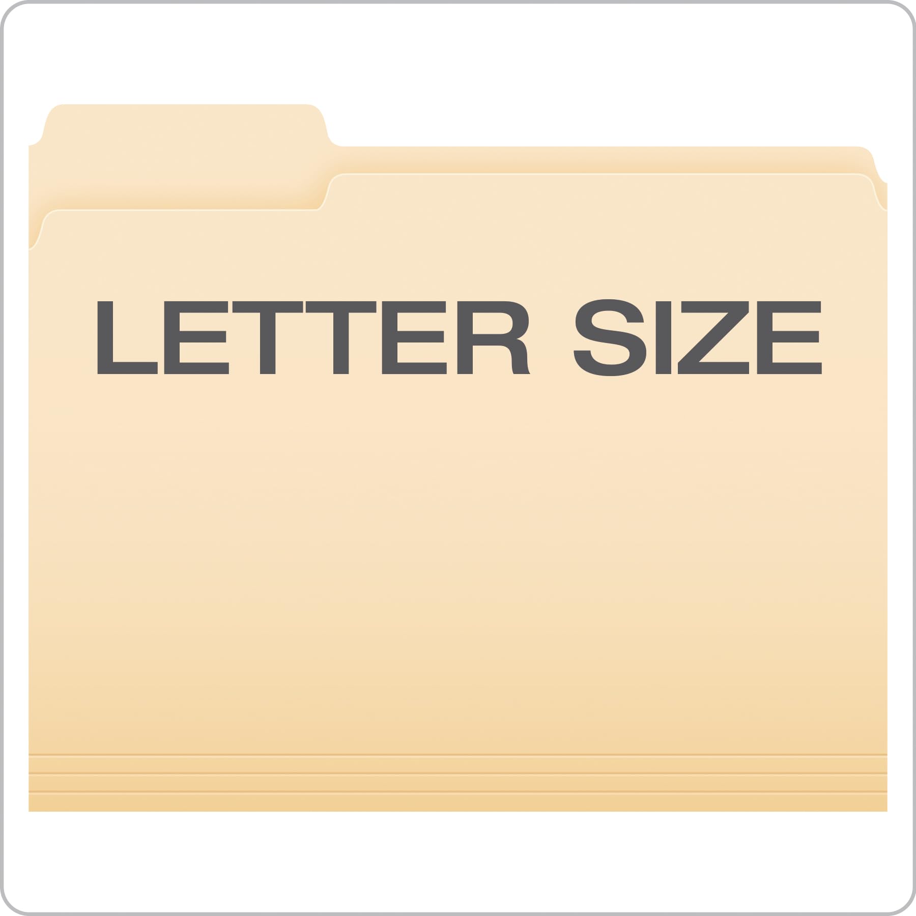 Pendaflex folders in a vertical file drawer for neat, fast document retrieval