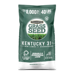 Pennington seed bag front shows product branding and coverage benefits