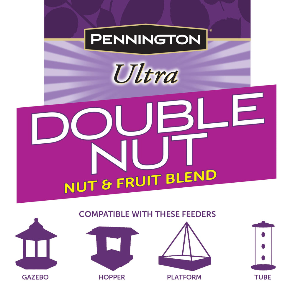 Pennington blend in a platform feeder with birds feeding, encourages visits