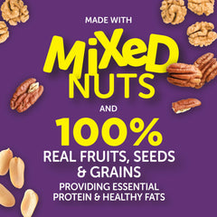 Pennington close-up of mixed nuts and seeds, highlights varied texture