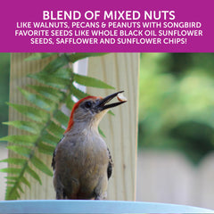 Pennington sunflower chips detail, shows high-protein feed pieces
