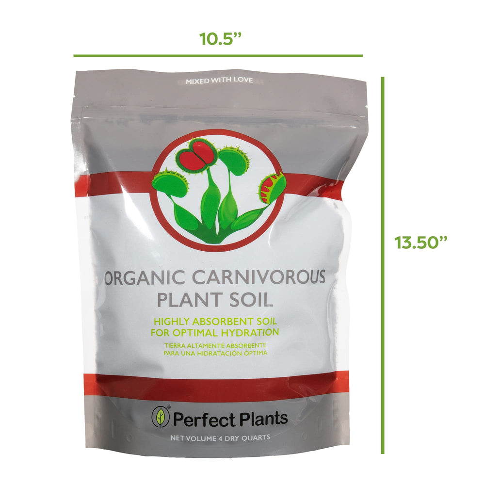 Perfect Plants open bag revealing peat-based blend with easy storage benefit