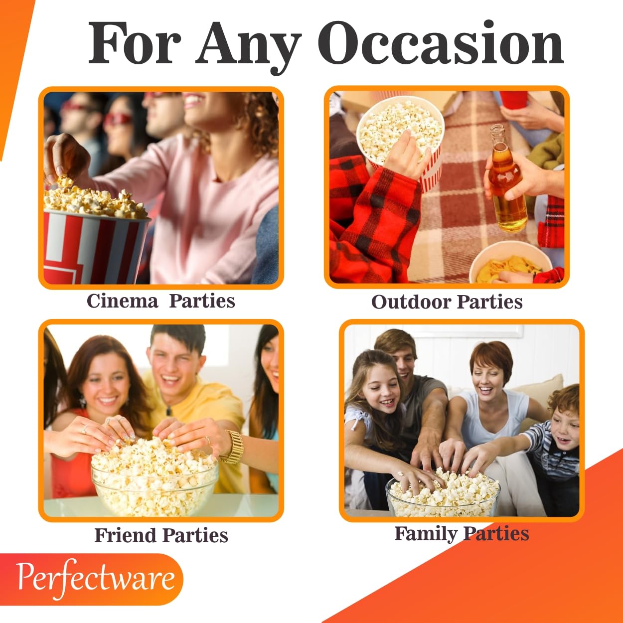 Perfectware packet label detail displaying ingredients and easy instructions