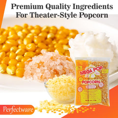 Perfectware freshly popped popcorn in bowl highlighting aroma and texture