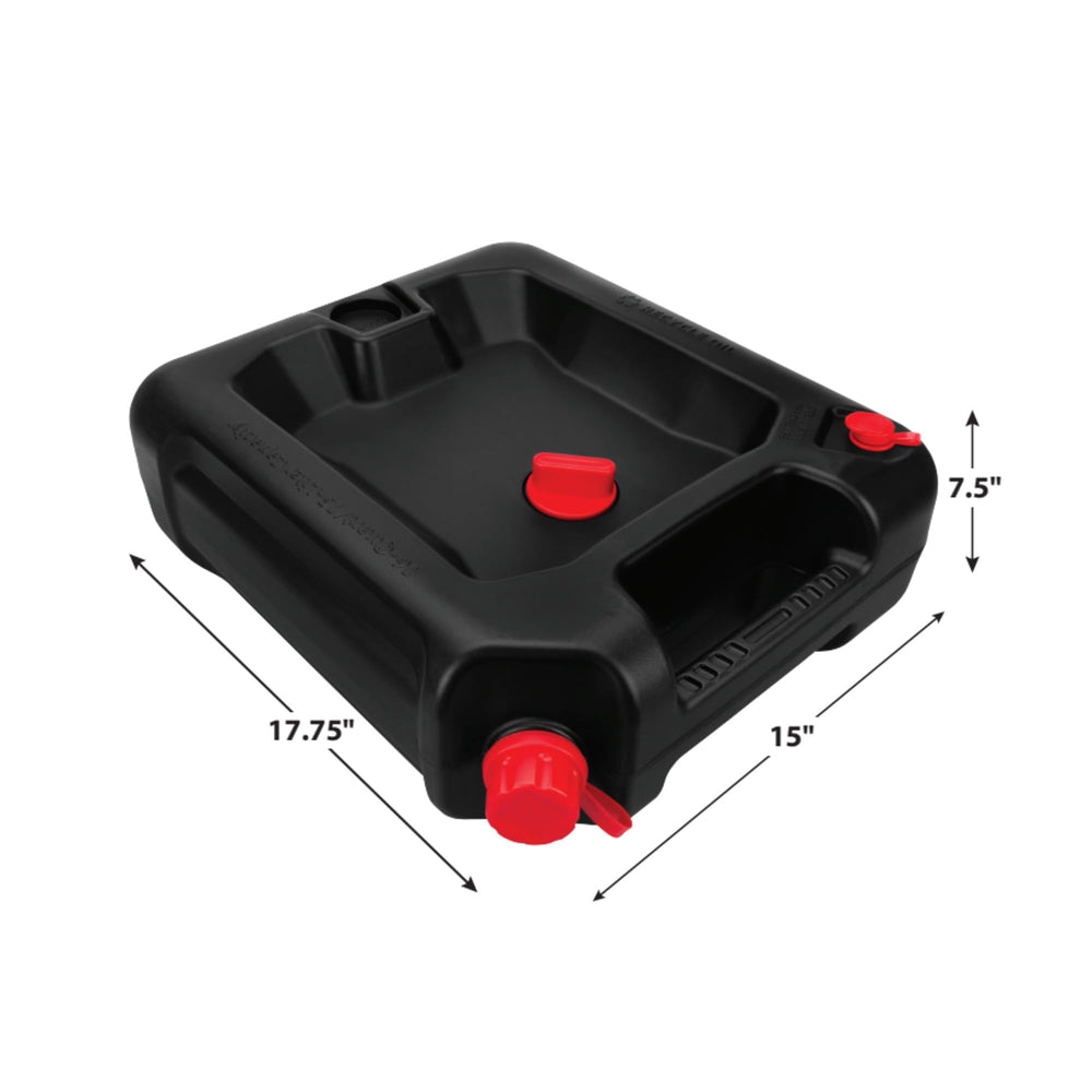 Performance Tool deep drain well reducing splashes for cleaner oil changes