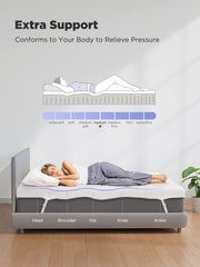 PERLECARE non-slip mesh bottom detail preventing movement for stable sleep