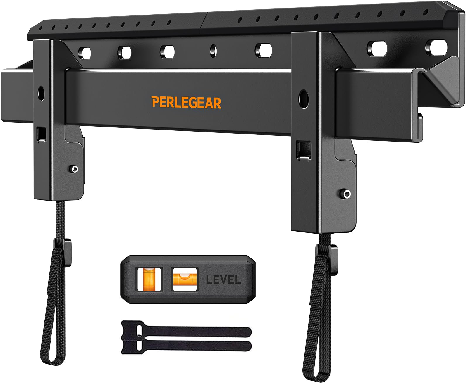 Perlegear scale comparison showing compatible 24 to 65 inch TV sizes