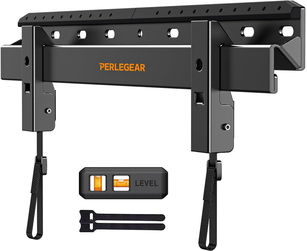 Perlegear scale comparison showing compatible 24 to 65 inch TV sizes