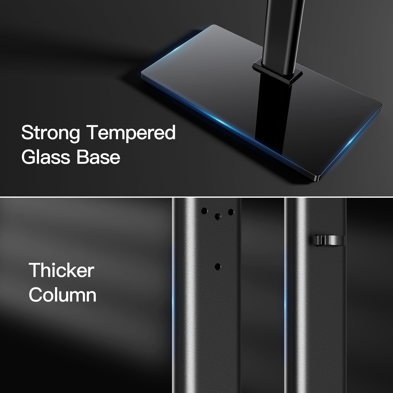 PERLESMITH side view showing swivel angle to illustrate improved viewing flexibility benefit