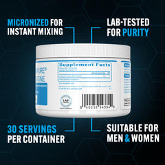 PEScience TruCreatine+ being mixed in water for quick convenient preparation