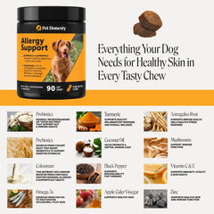 Pet Honesty chews in bowl suggesting daily serving convenience