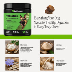 Pet Honesty serving size held in hand showing convenient daily chew portion
