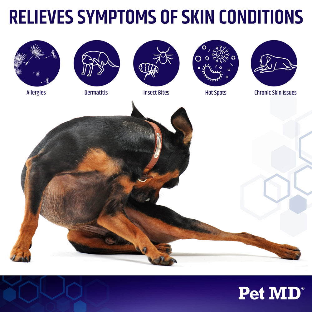 Pet MD spray nozzle close-up for easy targeted application and precise control benefit