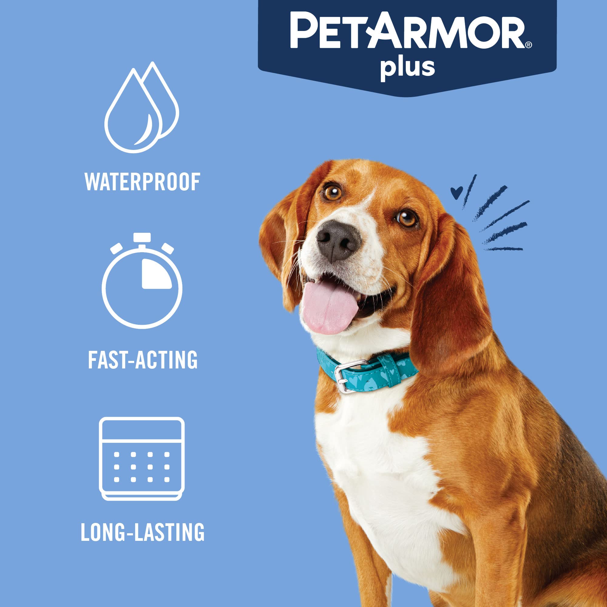 PetArmor plus label close-up showing active ingredients and clarity benefit