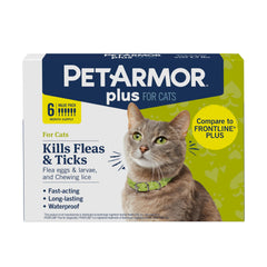 PetArmor front packaging showing six-dose treatment and benefits
