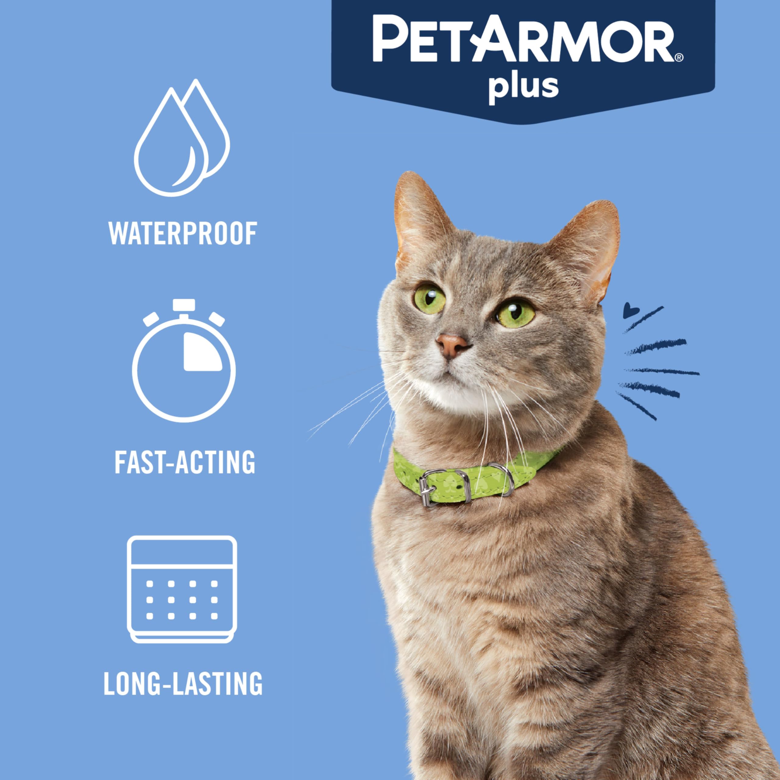 PetArmor waterproof proof with water droplets showing lasting benefit