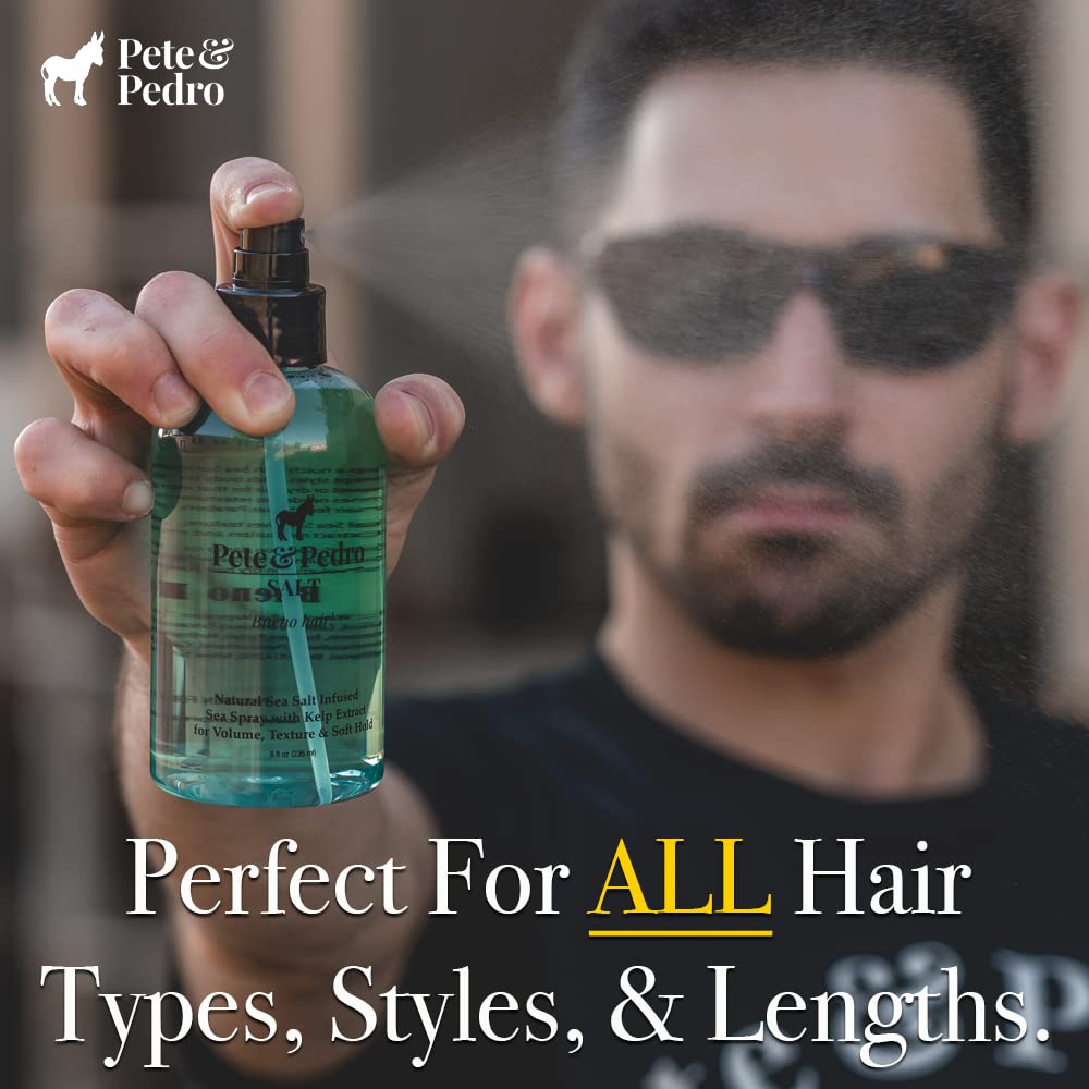 Pete & Pedro men hairstyle before and after to show fuller, thicker-looking hair