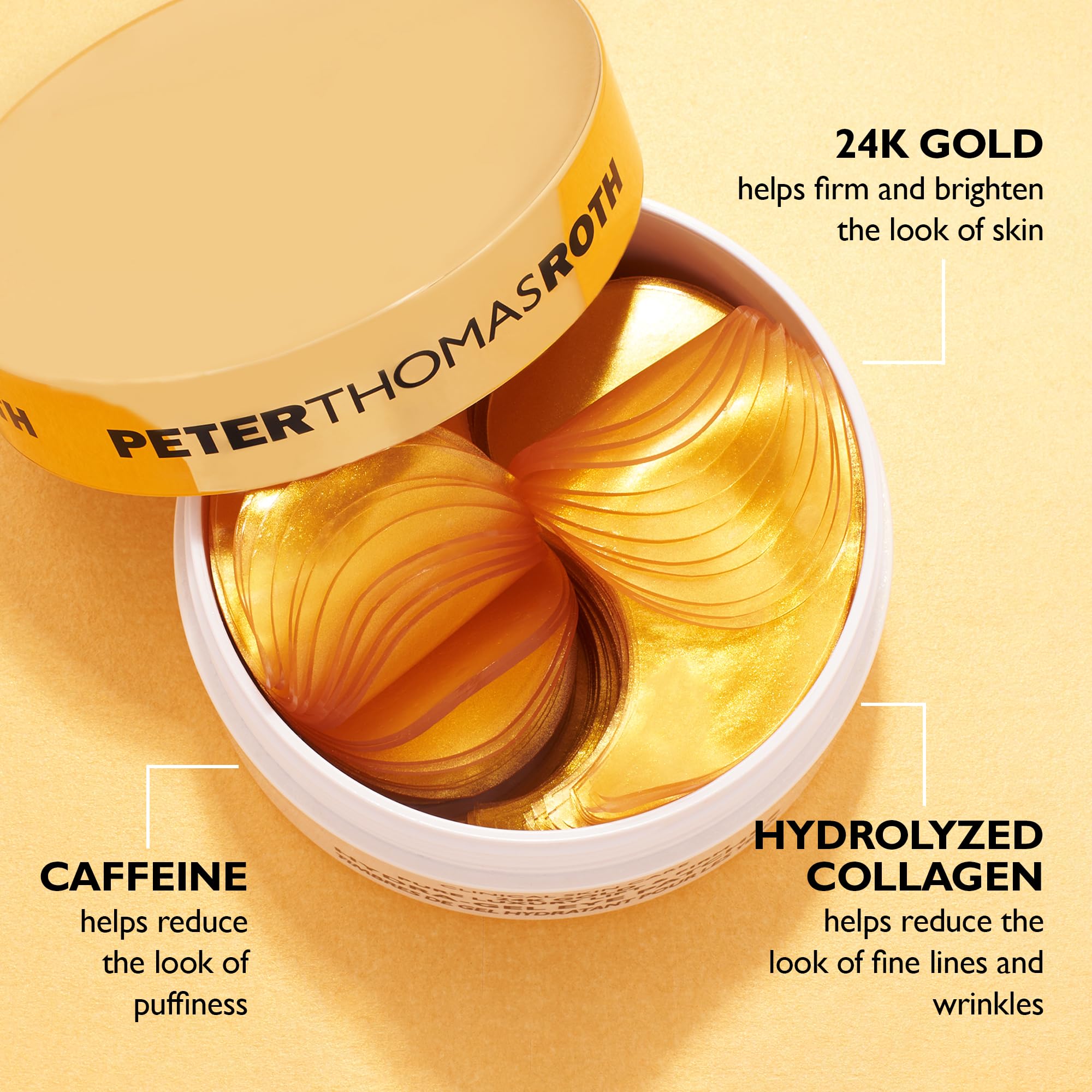 Peter Thomas Roth before and after scale showing visible under-eye improvement and results