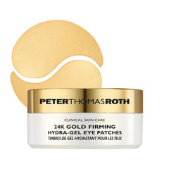 Peter Thomas Roth front packaging showing premium eye patch jar and branding benefit luxe presentation