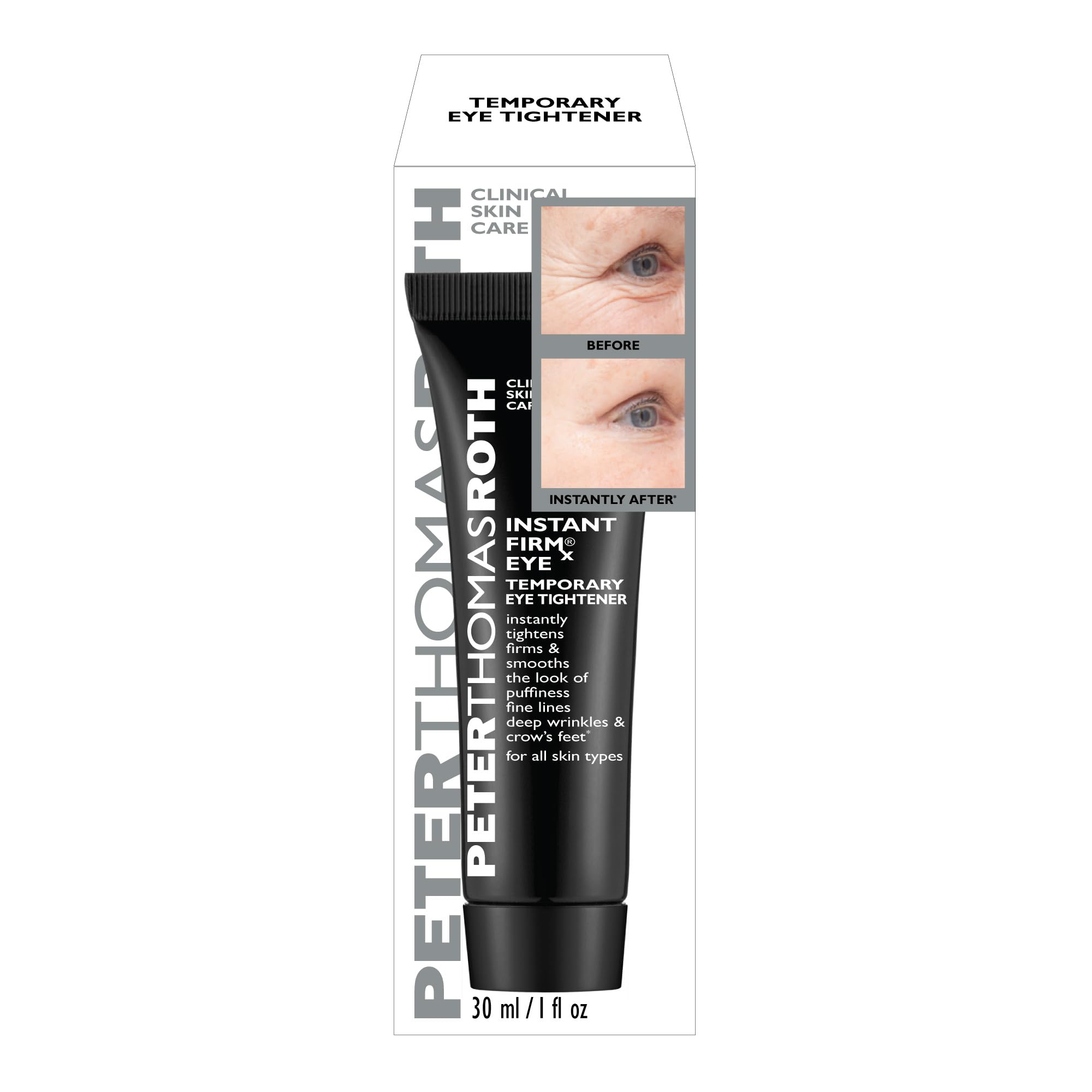 Peter Thomas Roth cap and nozzle detail for precise eye application