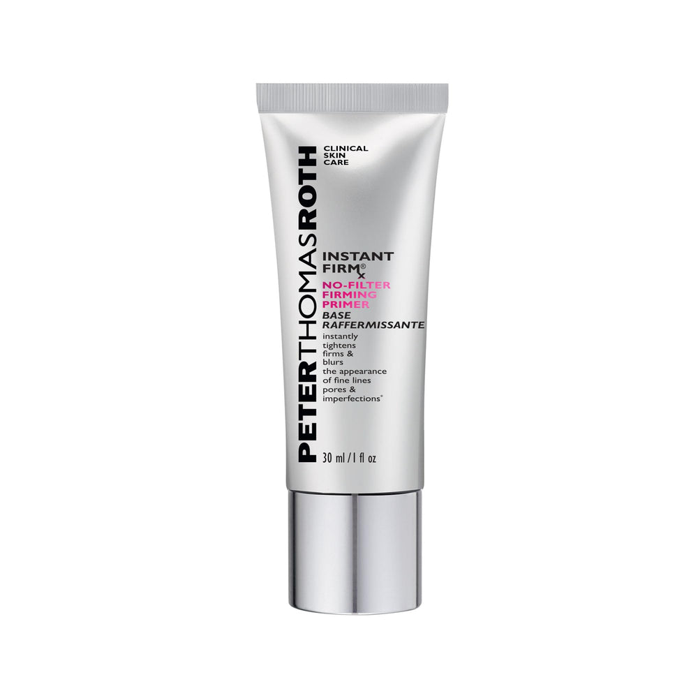 Peter Thomas Roth front packaging showing sleek bottle and branding benefit: instant smoother skin
