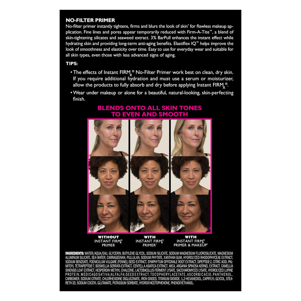 Peter Thomas Roth texture swiped on skin showing lightweight creaminess benefit: easy blending