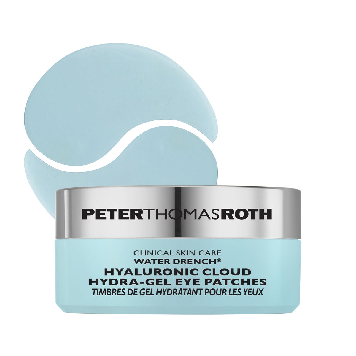 Peter Thomas Roth front packaging showing hydrating eye patches and benefits