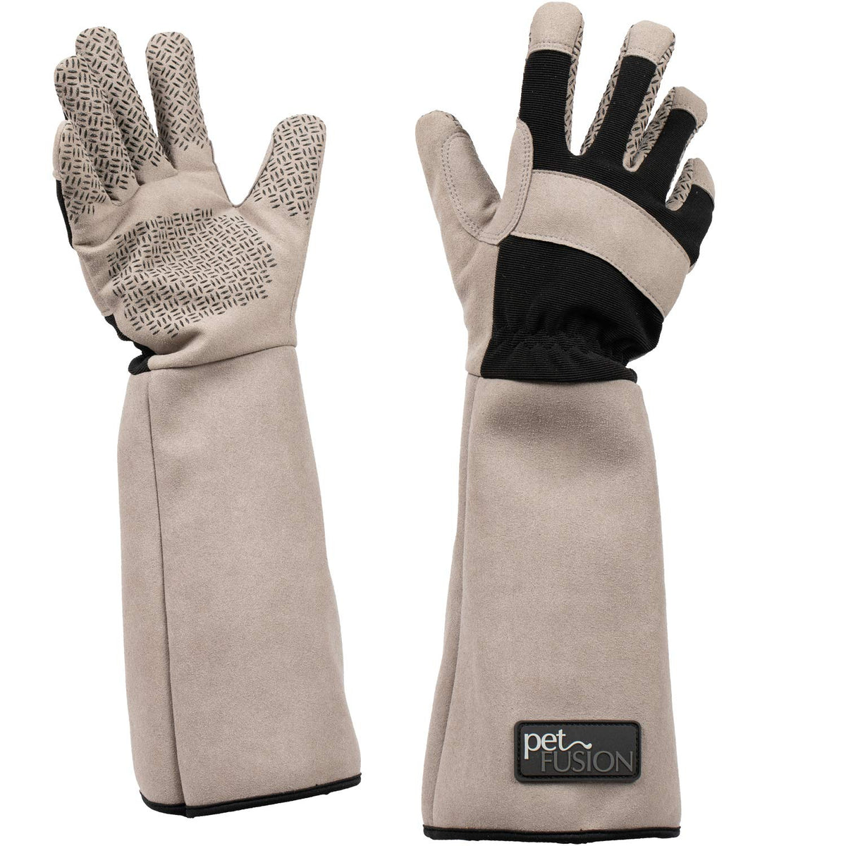 PetFusion glove front view showing full glove and protective design benefit